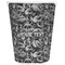 Skulls Trash Can White