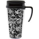 Skulls Acrylic Travel Mug with Handle (Personalized)