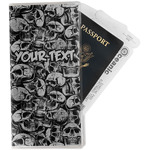 Skulls Travel Document Holder