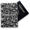 Skulls Vinyl Passport Holder - Front