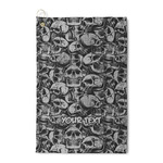 Skulls Waffle Weave Golf Towel (Personalized)