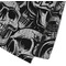 Skulls Waffle Weave Towel - Closeup of Material Image