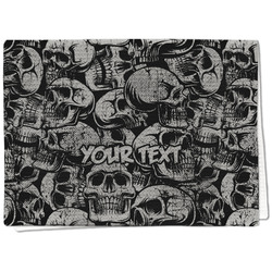 Skulls Kitchen Towel - Waffle Weave - Full Color Print (Personalized)