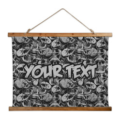 Skulls Wall Hanging Tapestry - Wide (Personalized)