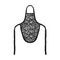 Skulls Wine Bottle Apron - FRONT/APPROVAL