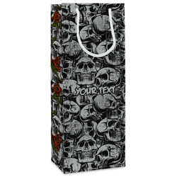 Skulls Wine Gift Bags - Gloss (Personalized)