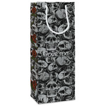 Skulls Wine Gift Bags - Matte (Personalized)