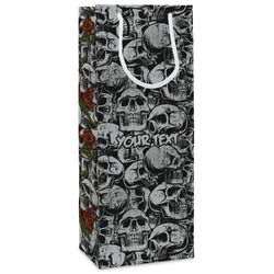 Skulls Wine Gift Bags - Matte (Personalized)