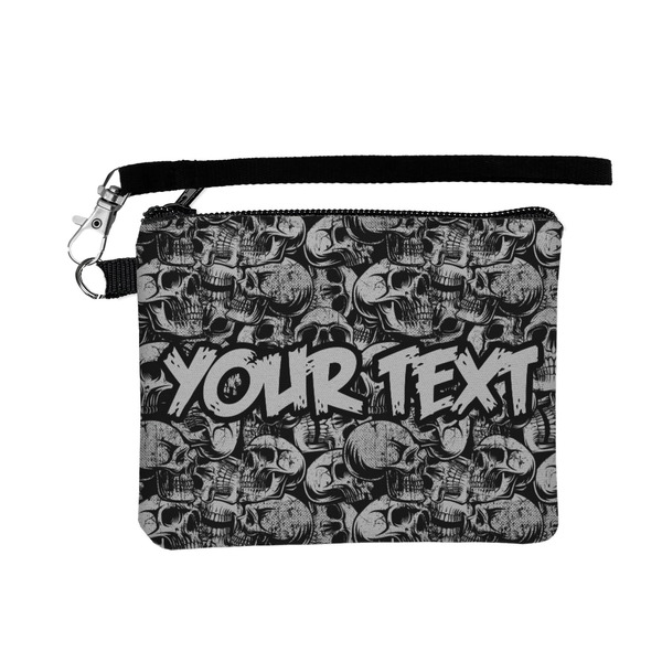 Custom Skulls Wristlet ID Case w/ Name or Text