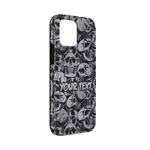 Skulls iPhone Case - Rubber Lined - iPhone 13 Mini (Personalized)