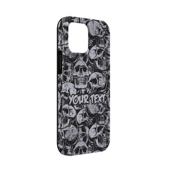 Skulls iPhone Case - Rubber Lined - iPhone 13 Mini (Personalized)