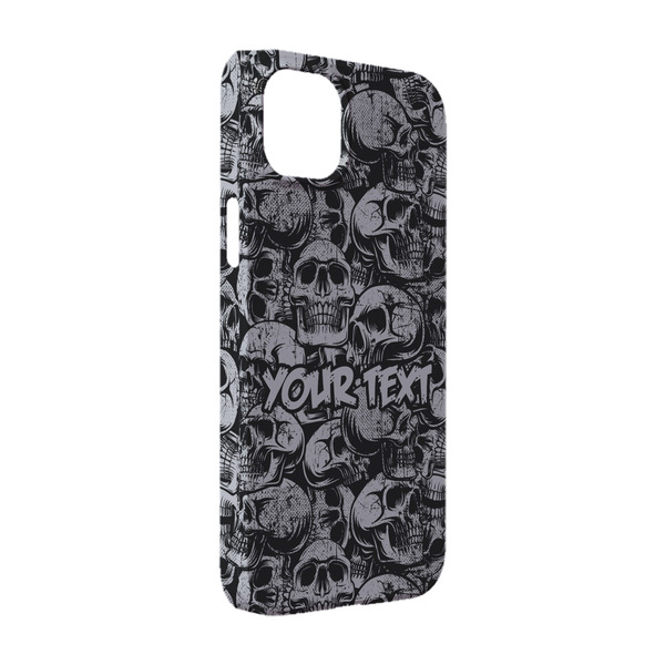 Custom Skulls iPhone Case - Plastic - iPhone 14 (Personalized)