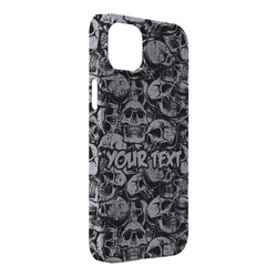 Skulls iPhone Case - Plastic - iPhone 14 Plus (Personalized)