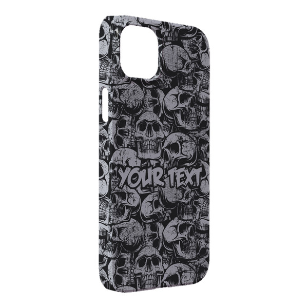 Custom Skulls iPhone Case - Plastic - iPhone 14 Plus (Personalized)