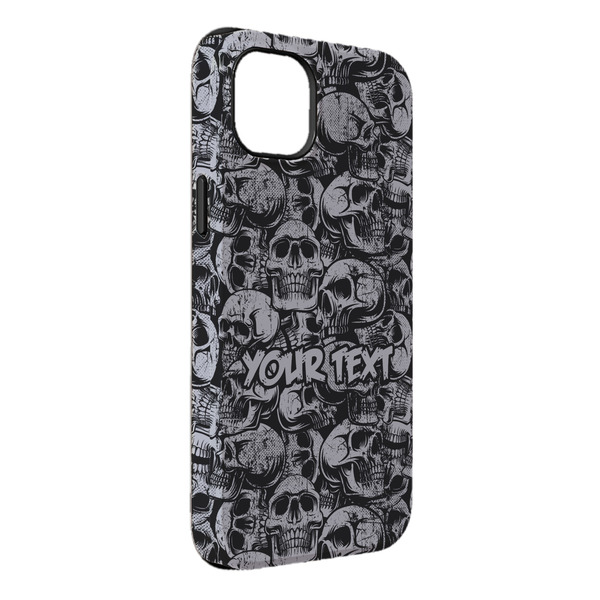 Custom Skulls iPhone Case - Rubber Lined - iPhone 14 Pro Max (Personalized)