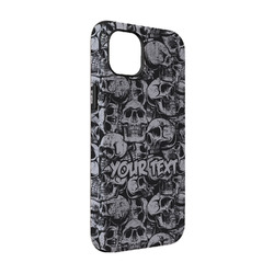 Skulls iPhone Case - Rubber Lined - iPhone 14 Pro (Personalized)