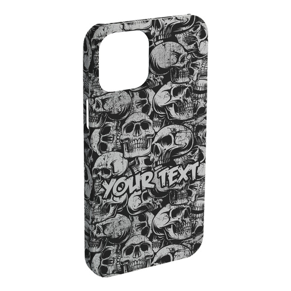 Custom Skulls iPhone Case - Plastic (Personalized)