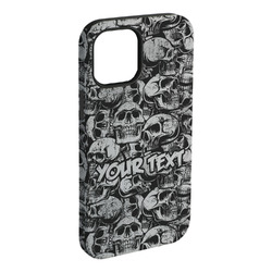 Skulls iPhone Case - Rubber Lined (Personalized)