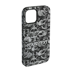 Skulls iPhone Case - Rubber Lined - iPhone 15 Pro (Personalized)