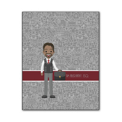 Lawyer / Attorney Avatar Wood Print - 11x14 (Personalized)