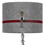 Lawyer / Attorney Avatar 16" Drum Lamp Shade - Fabric (Personalized)