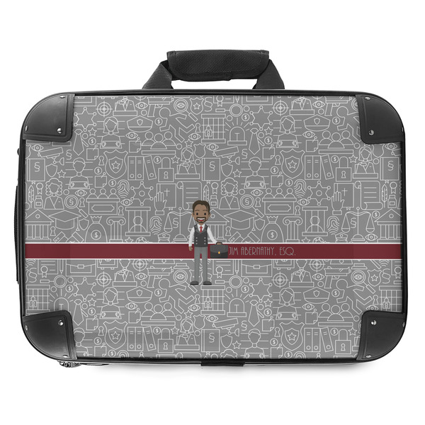 Custom Lawyer / Attorney Avatar Hard Shell Briefcase - 18" (Personalized)