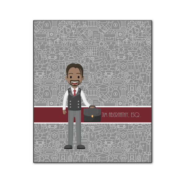 Custom Lawyer / Attorney Avatar Wood Print - 20x24 (Personalized)