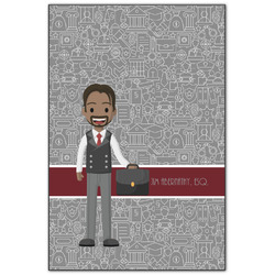 Lawyer / Attorney Avatar Wood Print - 20x30 (Personalized)