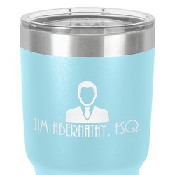 Lawyer / Attorney Avatar 30 oz Stainless Steel Tumbler - Teal - Single-Sided (Personalized)