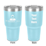 Lawyer / Attorney Avatar 30 oz Stainless Steel Tumbler - Teal - Double-Sided (Personalized)