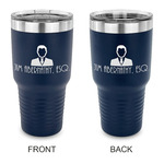 Lawyer / Attorney Avatar 30 oz Stainless Steel Tumbler - Navy - Double Sided (Personalized)
