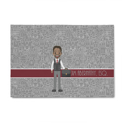 Lawyer / Attorney Avatar 4' x 6' Indoor Area Rug (Personalized)
