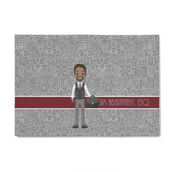 Lawyer / Attorney Avatar 4' x 6' Patio Rug (Personalized)