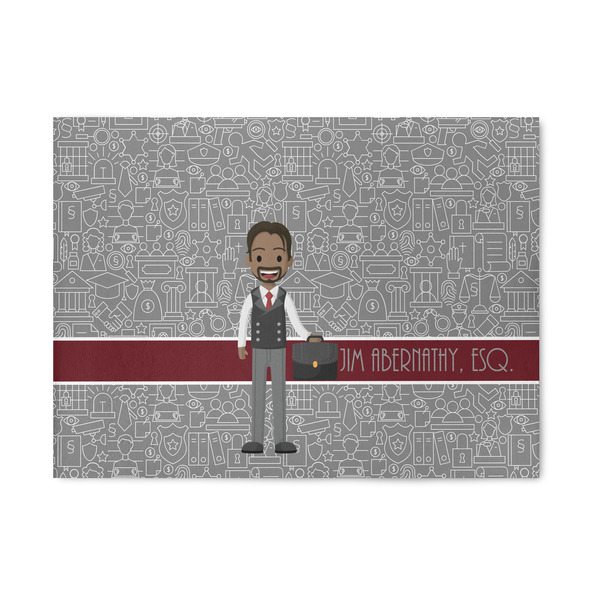 Custom Lawyer / Attorney Avatar Area Rug (Personalized)