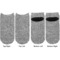 Lawyer / Attorney Avatar Adult Ankle Socks - Double Pair - Front and Back - Apvl