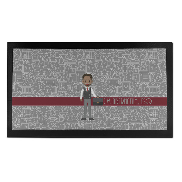 Custom Lawyer / Attorney Avatar Bar Mat - Small (Personalized)