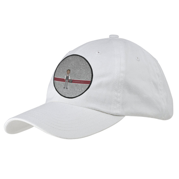 Custom Lawyer / Attorney Avatar Baseball Cap - White (Personalized)