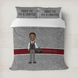 Lawyer / Attorney Avatar Duvet Cover (Personalized)