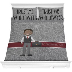 Lawyer / Attorney Avatar Comforter Set - Full / Queen (Personalized)
