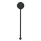 Lawyer / Attorney Avatar Black Plastic 5.5" Stir Stick - Round - Single Stick