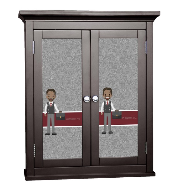 Custom Lawyer / Attorney Avatar Cabinet Decal - Medium (Personalized)