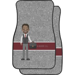Lawyer / Attorney Avatar Car Floor Mats (Front Seat) (Personalized)