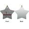 Lawyer / Attorney Avatar Ceramic Flat Ornament - Star Front & Back (APPROVAL)