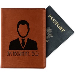 Lawyer / Attorney Avatar Passport Holder - Faux Leather - Single Sided (Personalized)