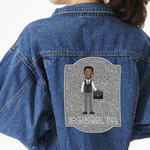 Lawyer / Attorney Avatar Twill Iron On Patch - Custom Shape - 3XL (Personalized)