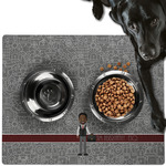 Lawyer / Attorney Avatar Dog Food Mat - Large w/ Name or Text