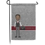 Lawyer / Attorney Avatar Small Garden Flag - Double Sided w/ Name or Text