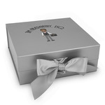 Lawyer / Attorney Avatar Gift Box with Magnetic Lid - Silver (Personalized)