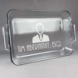 Lawyer / Attorney Avatar Glass Baking Dish - 13in x 9in (Personalized)