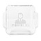 Lawyer / Attorney Avatar Glass Cake Dish - FRONT (8x8)